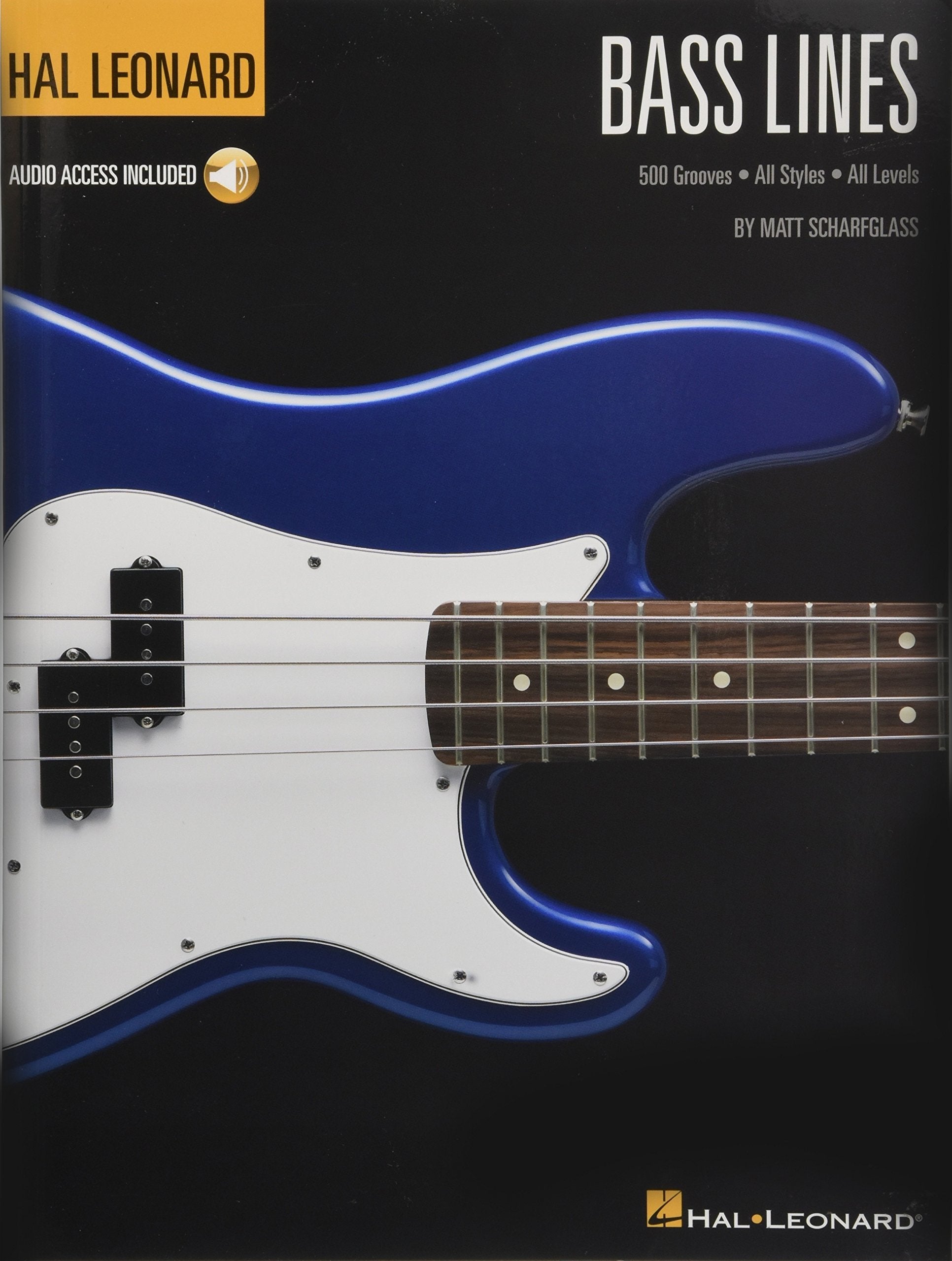 Bass Lines: Hal Leonard Bass Method 500 Grooves * All Styles * All Levels,New