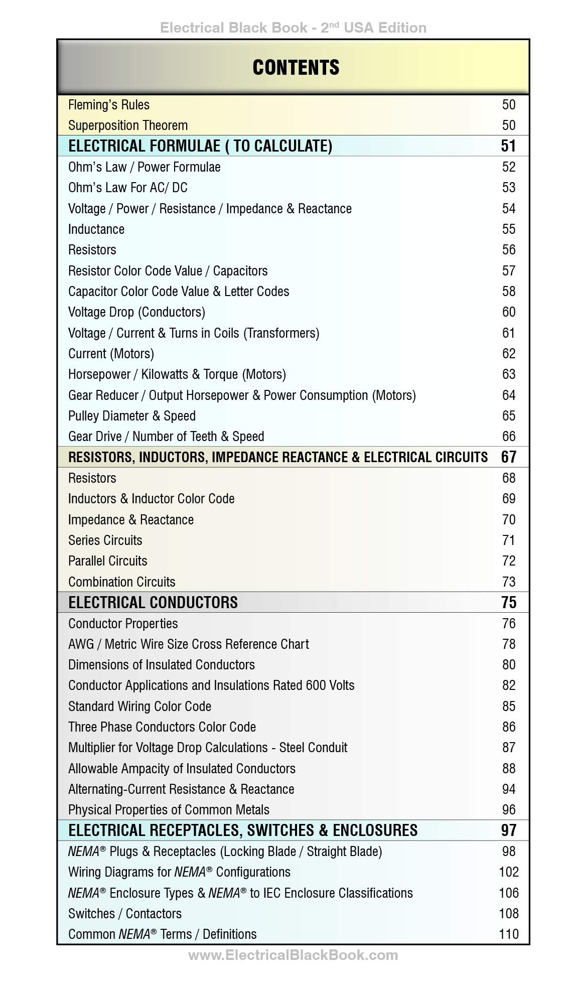 Electrical Black Book (2Nd Usa Edition)
