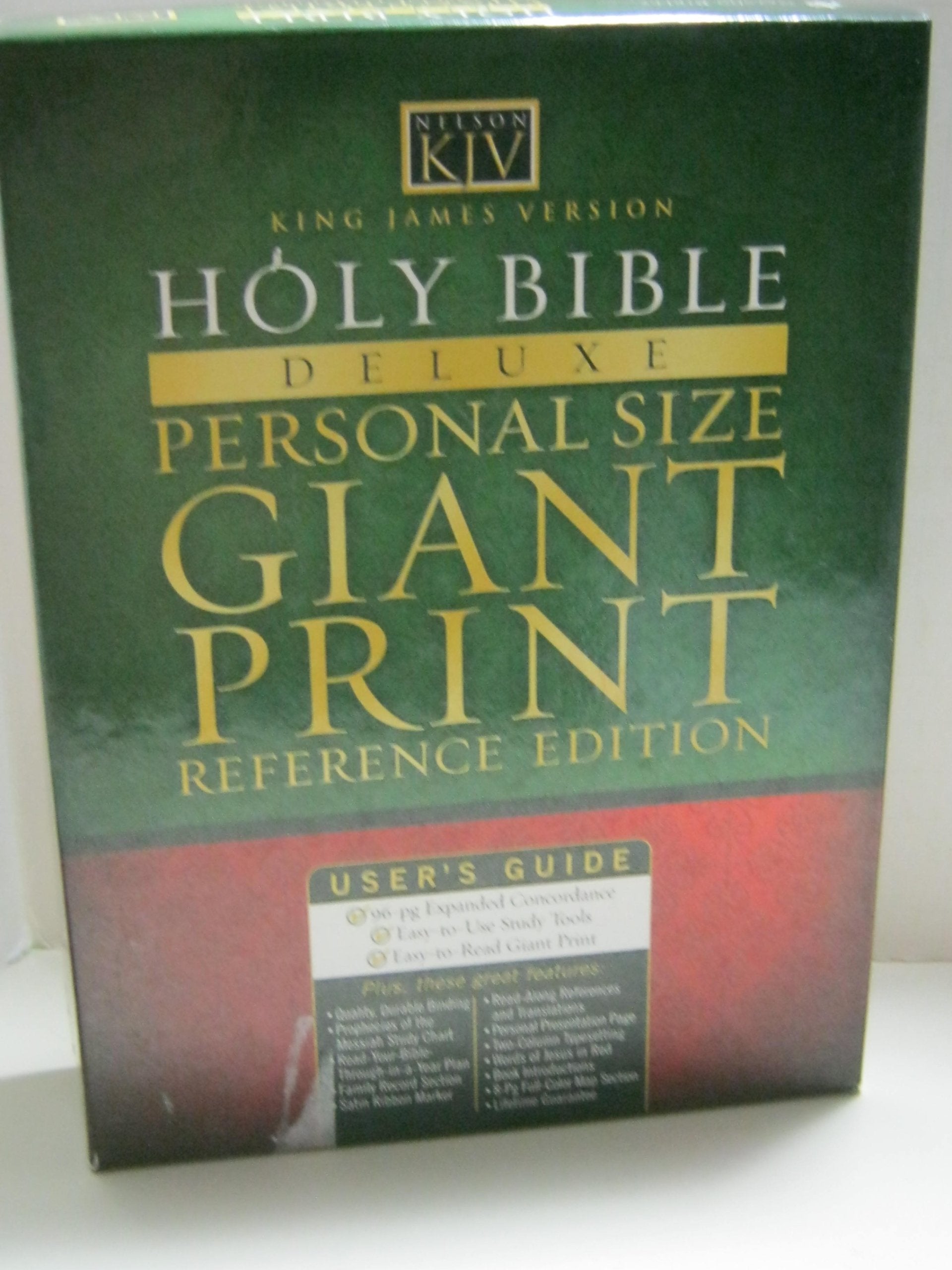 Personal Size Giant Printkjv Reference Edition,Used