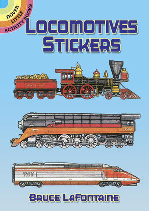 Locomotives Stickers (Dover Little Activity Books: Travel),Used
