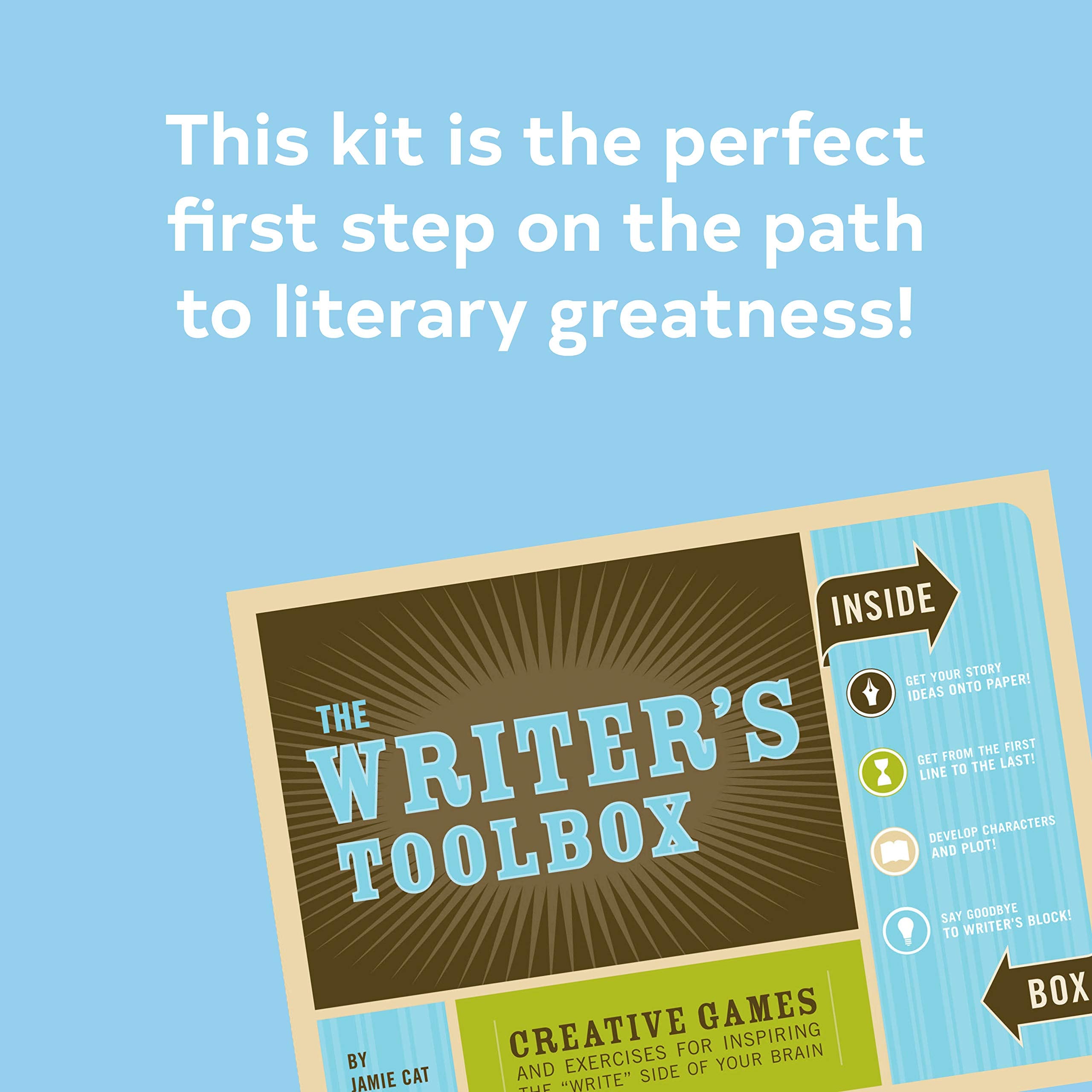 The Writer's Toolbox: Creative Games and Exercises for Inspiring the 'Write' Side of Your Brain (Writing Prompts, Writer Gifts, ,New