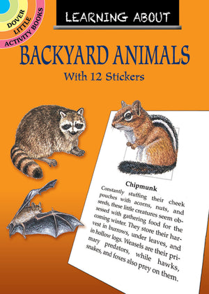 Learning About Backyard Animals (Dover Little Activity Books),Used