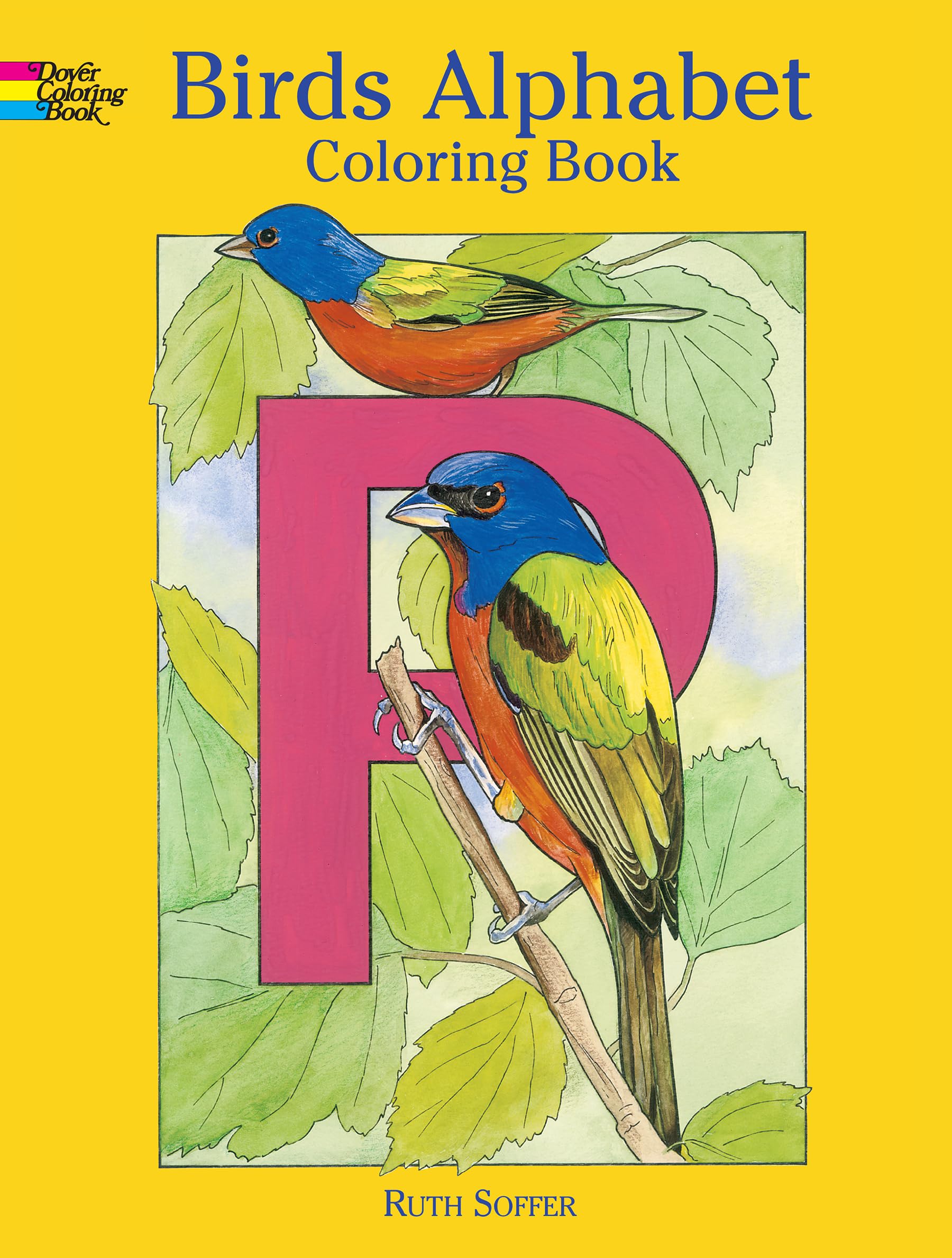 Birds Alphabet Coloring Book (Dover Alphabet Coloring Books),Used