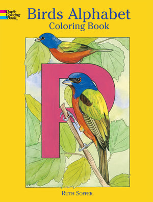 Birds Alphabet Coloring Book (Dover Alphabet Coloring Books),Used