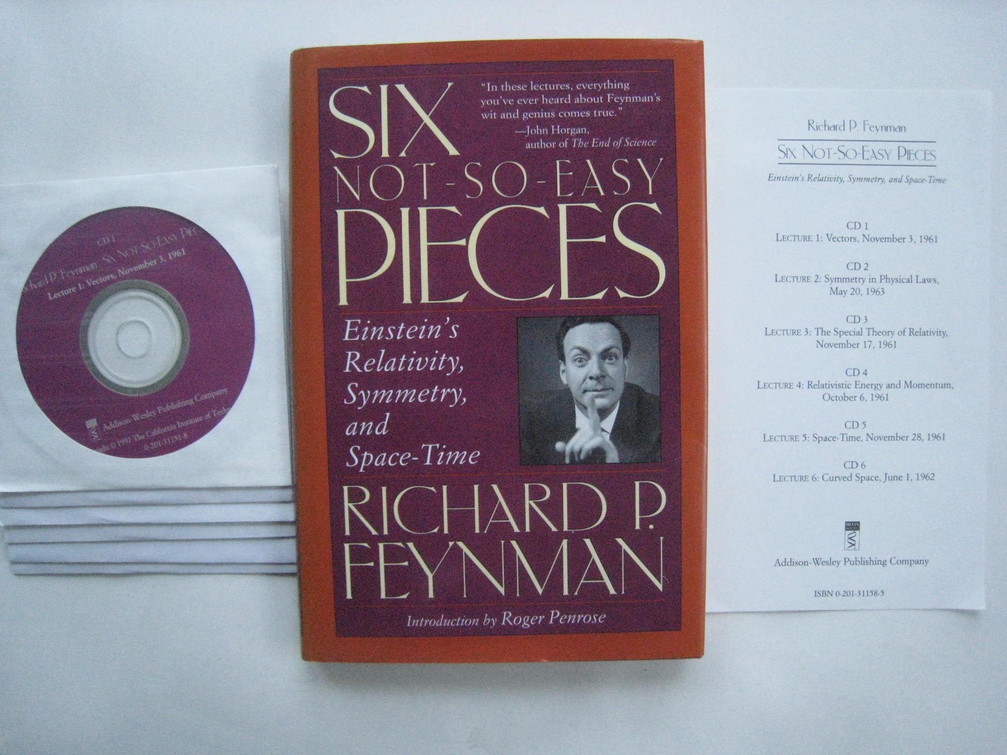 Six Notsoeasy Pieces: Lectures On Symmetry, Relativity, And Spacetime (Helix Books)