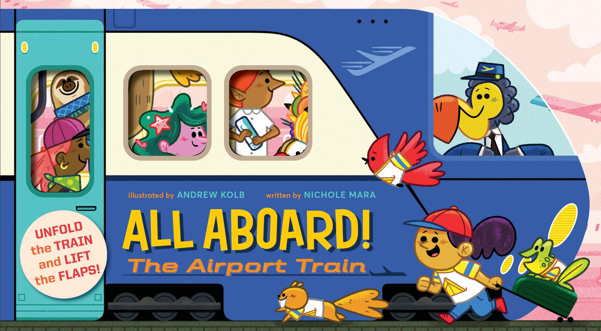 All Aboard! The Airport Train (An Abrams Extendabook)