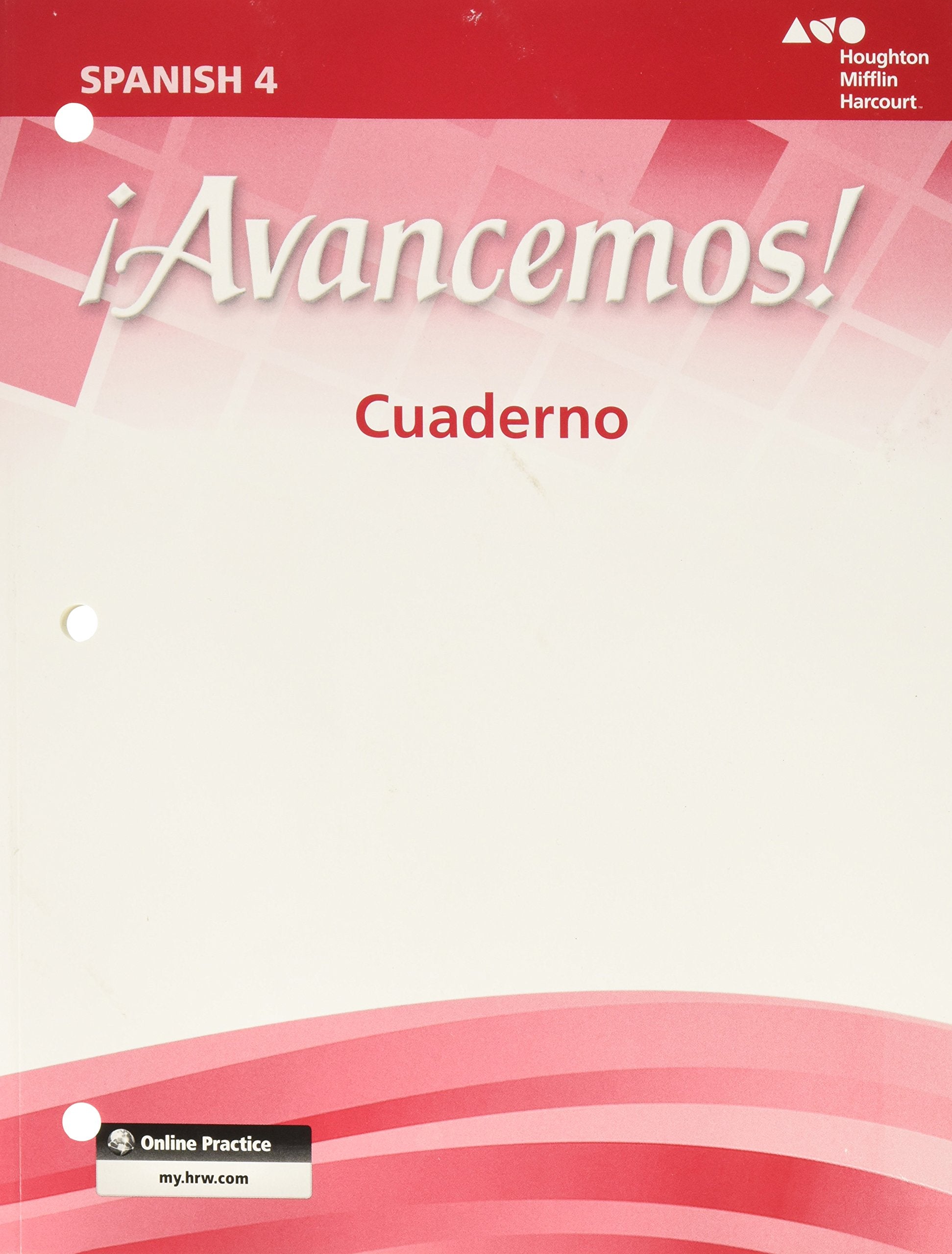 avancemos!: Cuaderno Student Edition Level 4 (Spanish Edition),Used