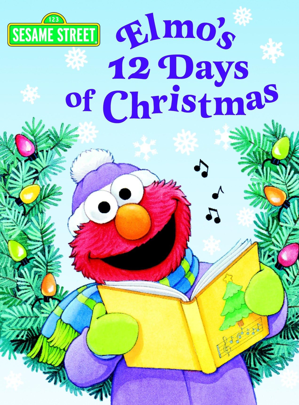Elmo's 12 Days of Christmas (Sesame Street) (Big Bird's Favorites Board Books),Used