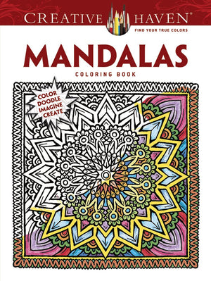 COSTCO Creative Haven Mandalas Coloring Book: Color Doodle Imagine Create,Used