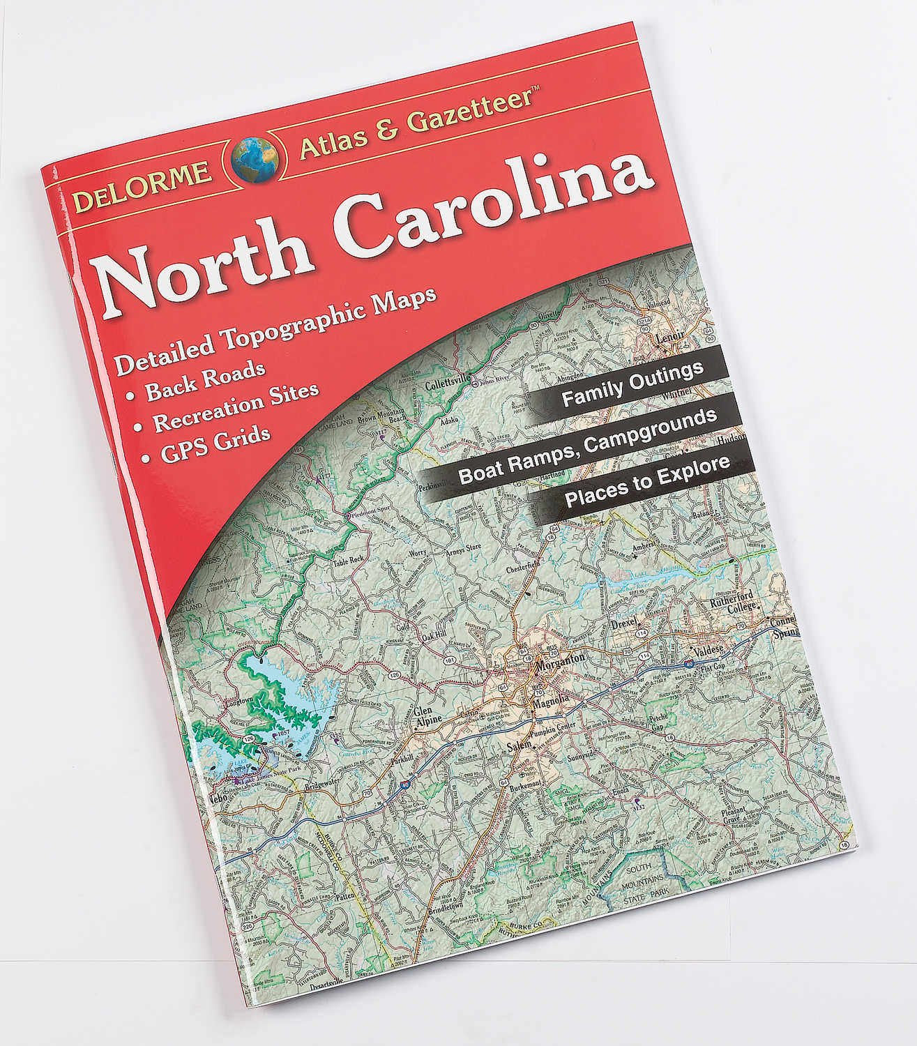 North Carolina Atlas & Gazetteer (Delorme Atlas & Gazetteer),Used