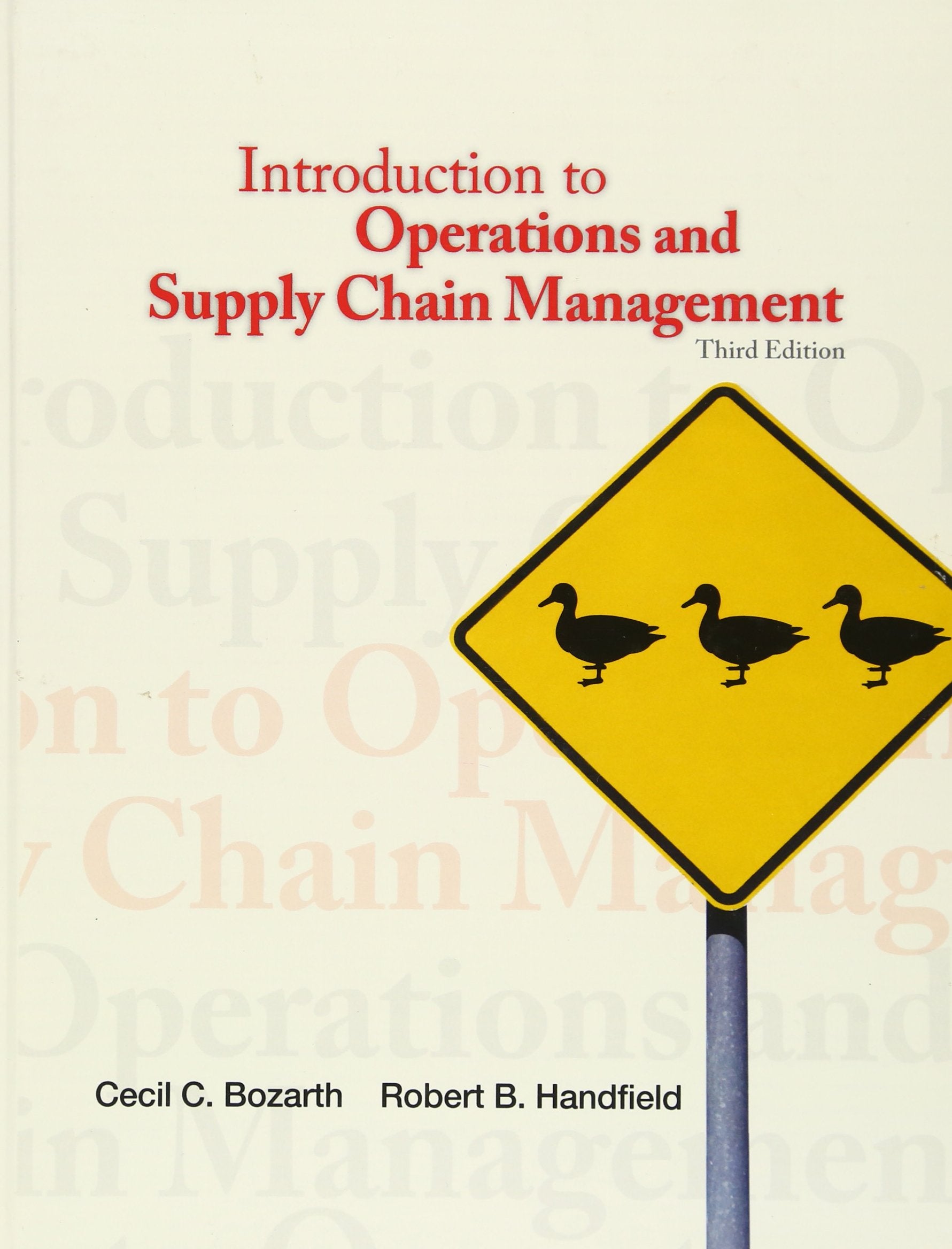 Introduction To Operations And Supply Chain Management