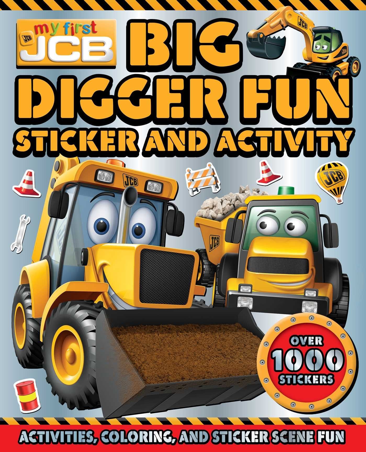 Big Digger Fun Sticker and Activity,Used