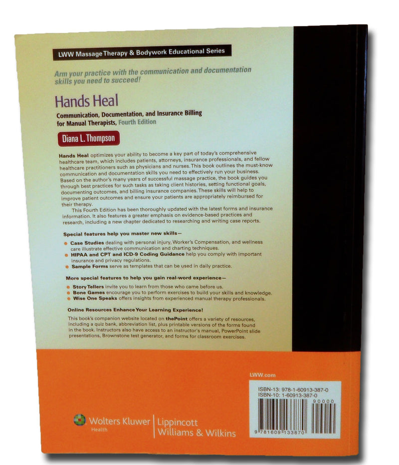 Hands Heal: Communication, Documentation, and Insurance Billing for Manual Therapists,Used