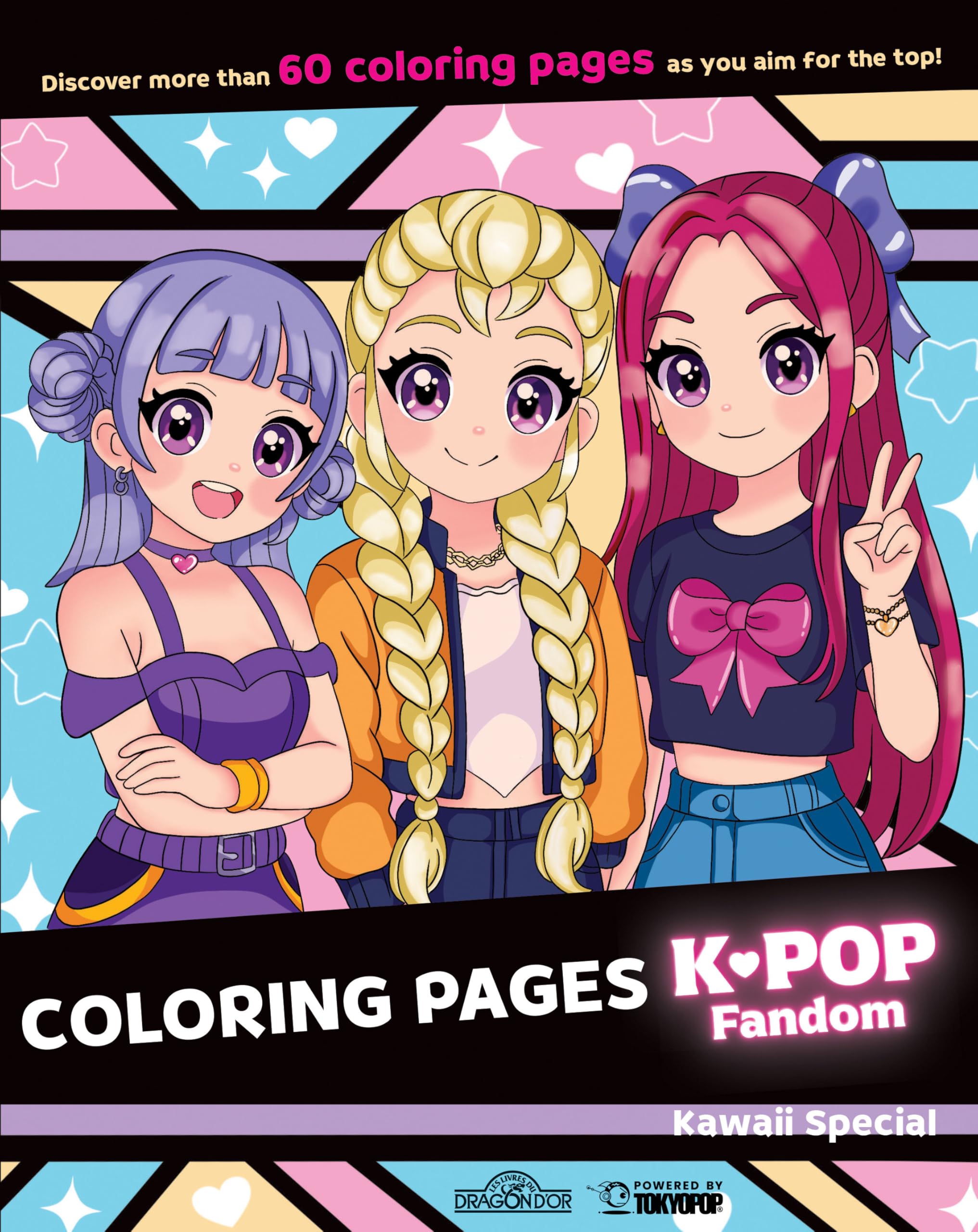 KPop Fandom Coloring Pages: Kawaii Special
