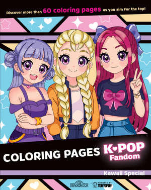KPop Fandom Coloring Pages: Kawaii Special