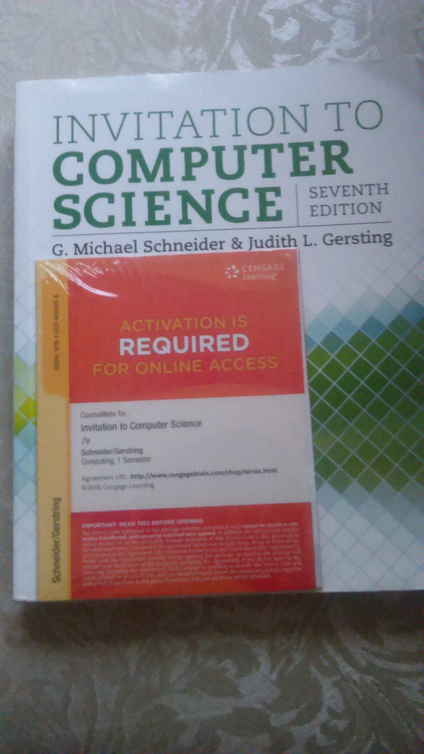 Invitation to Computer Science  Standalone book,Used
