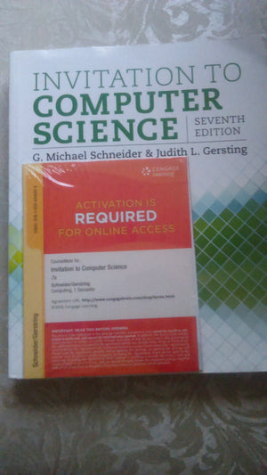 Invitation to Computer Science  Standalone book,Used
