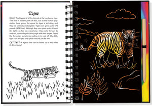 Scratch & Sketch Wild Cats (Trace Along),Used