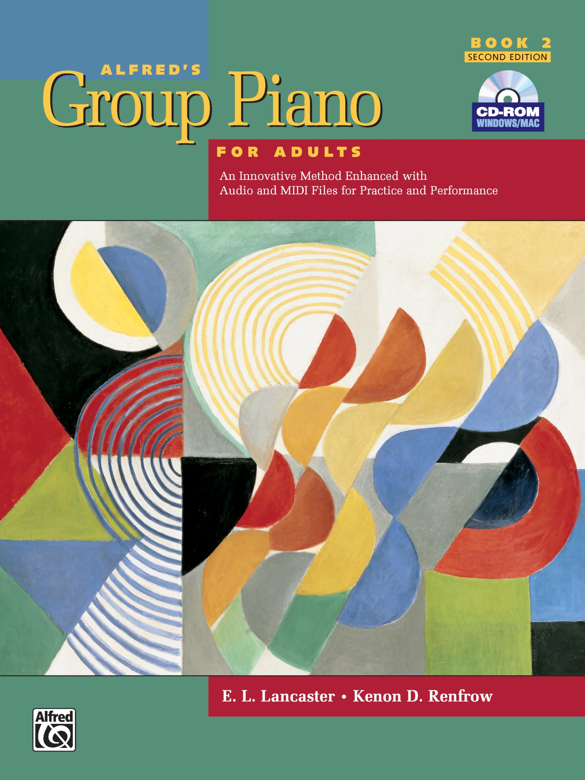Alfred's Group Piano for Adults: Student Book 2, 2nd Edition (Book & CDROM),Used