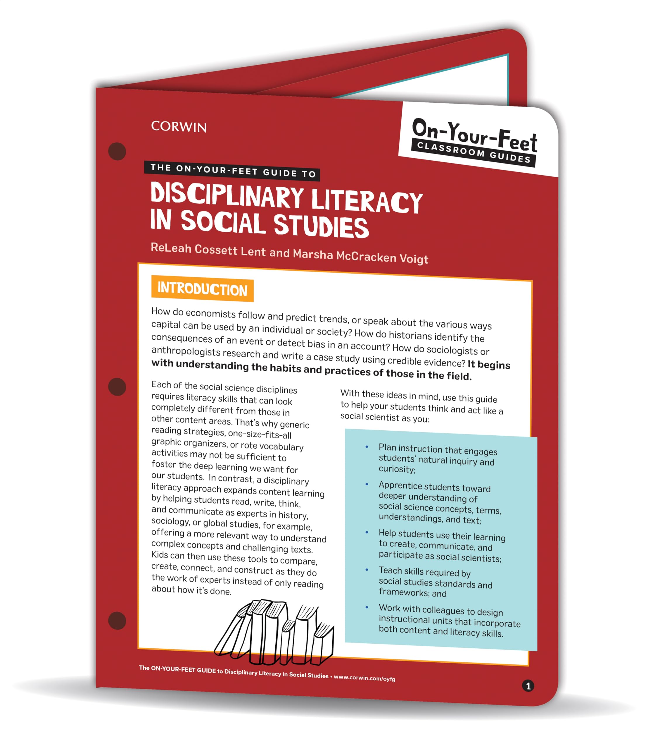The Onyourfeet Guide To Disciplinary Literacy In Social Studies (Onyourfeetguides),Used