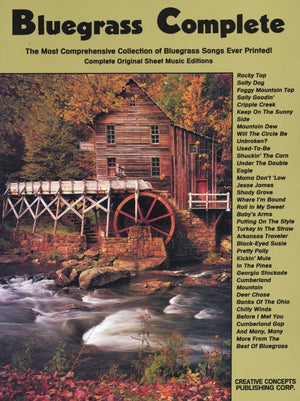Bluegrass Complete Piano, Vocal and Guitar Chords,Used