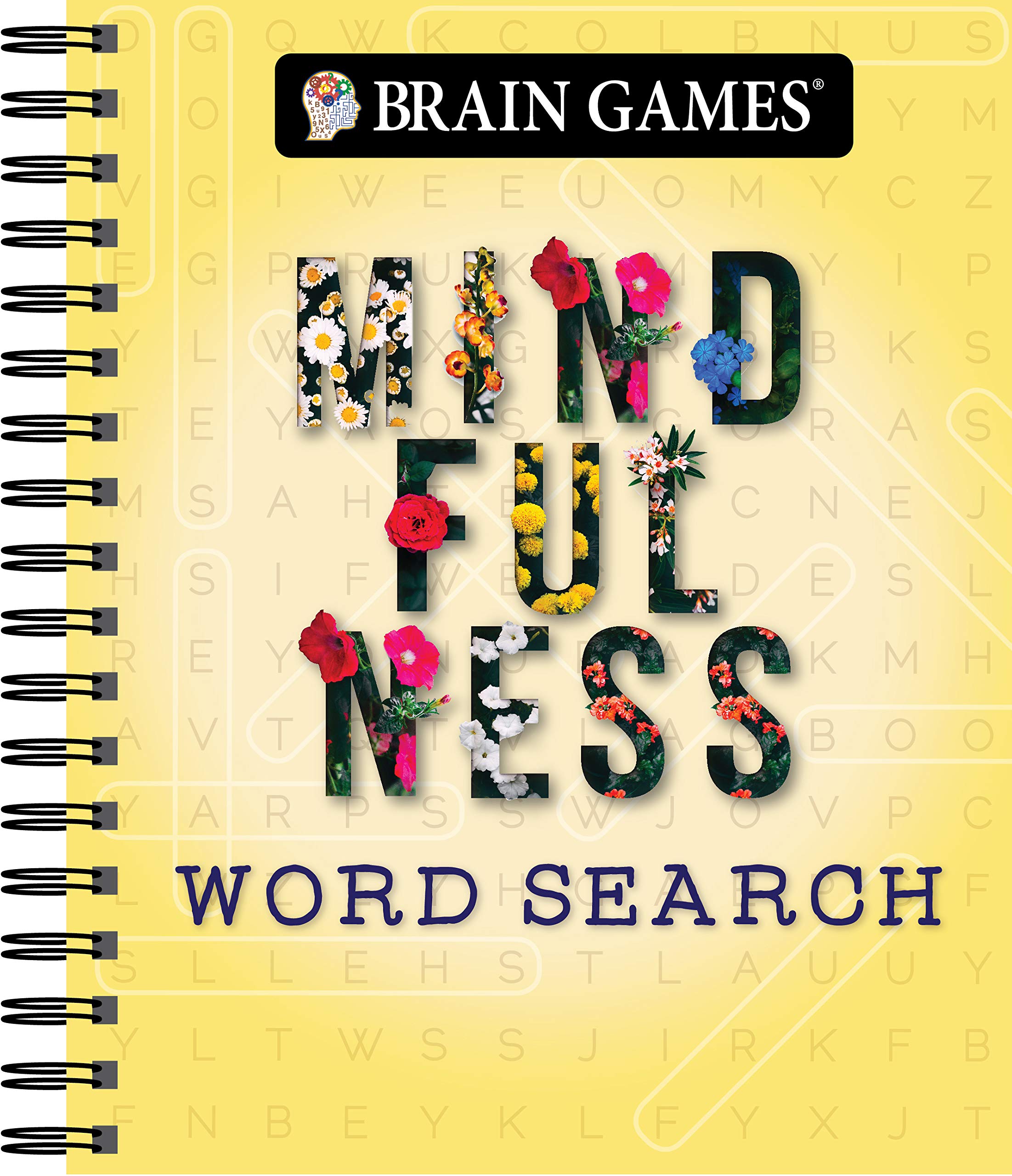 Brain Games  Mindfulness Word Search (Yellow),Used