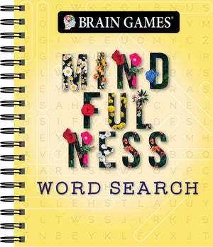 Brain Games  Mindfulness Word Search (Yellow),Used