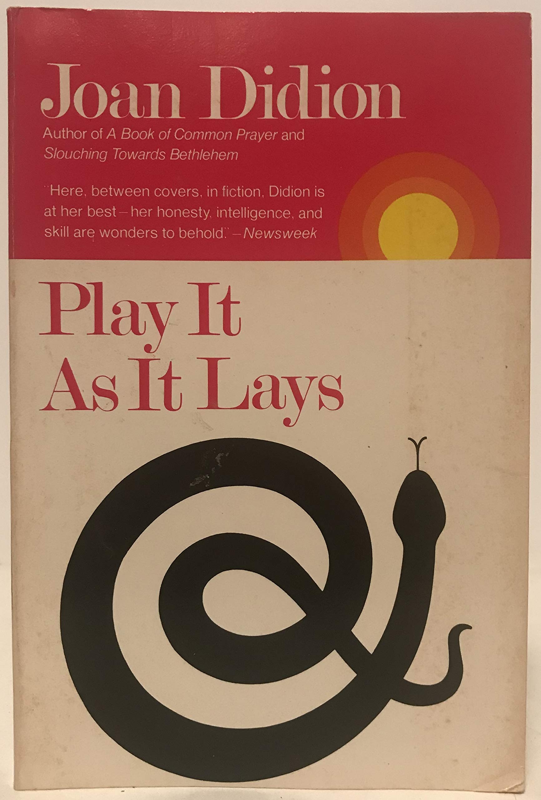 Play It As It Lays, A Novel (A Touchstone Book)-used