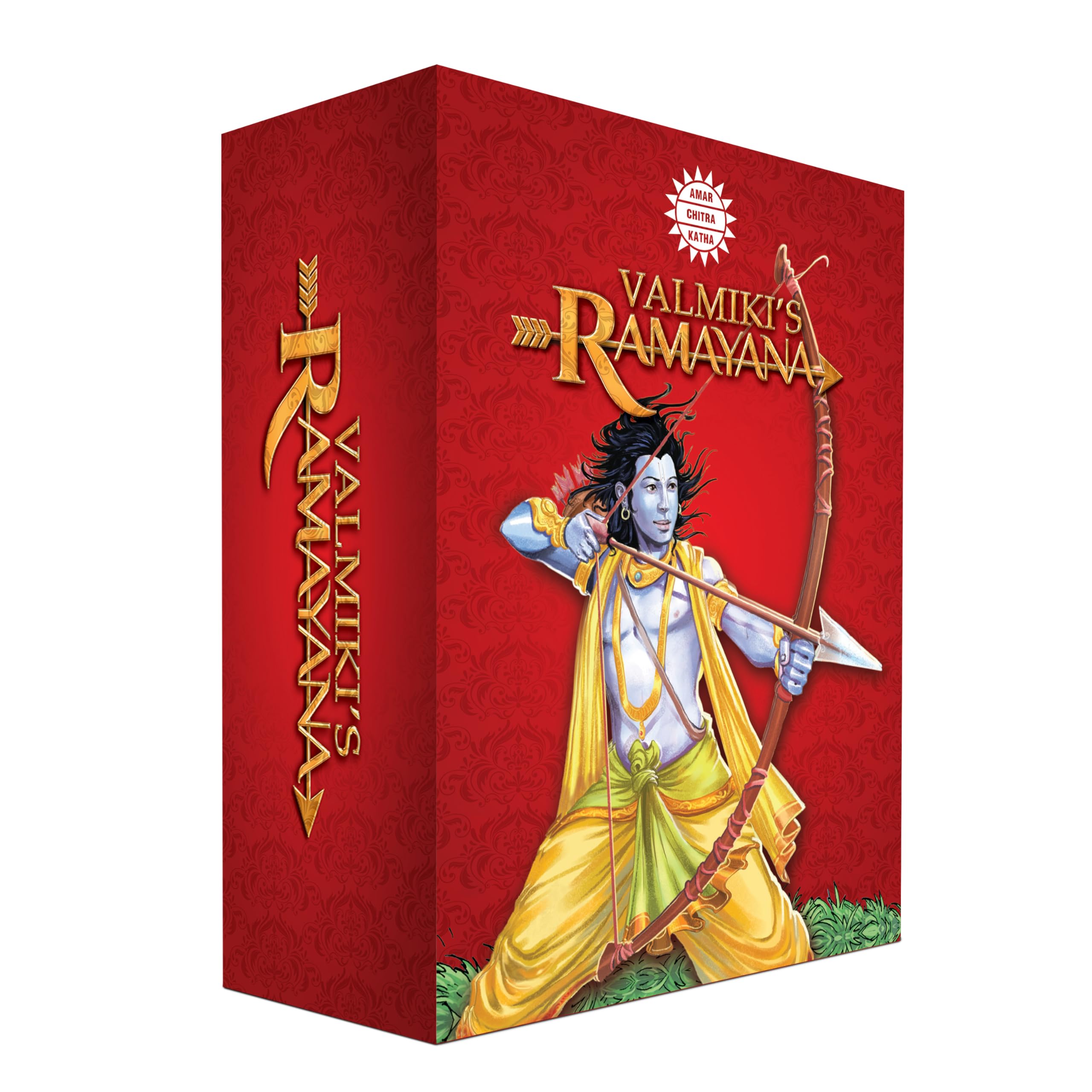 Valmiki Ramayana Collection: 6 Volume Set  Indian Mythology, History & Folktales  Illustrated Ramayana Books in English  Childrens Comic Books  Amar Chitra Katha-Used