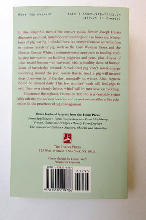 Harris On The Pig: Practical Hints For Pig Farmers