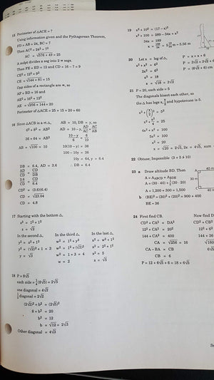 McDougal Littell Solutions Manual for Geometry for Enjoyment and Challenge, New Edition,Used