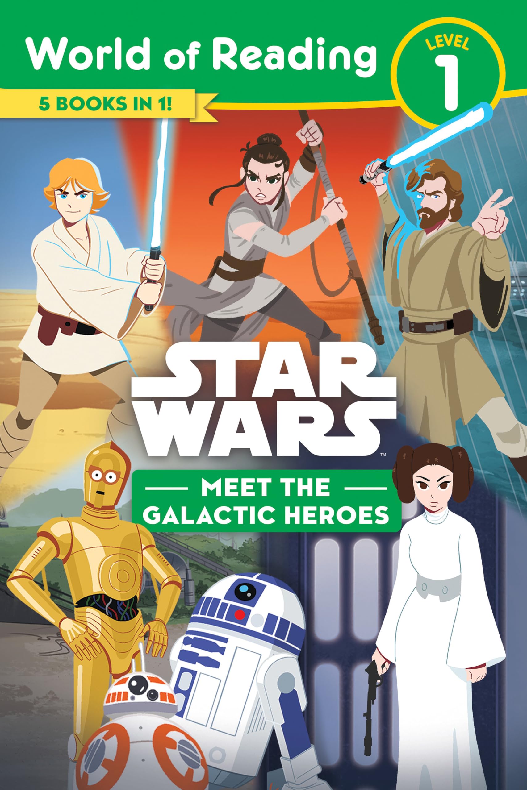 Star Wars: World Of Reading: Meet The Galactic Heroes (Level 1 Reader Bindup),New