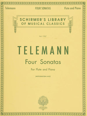 Four Sonatas For Flute and Piano, Vol. 1767,Used