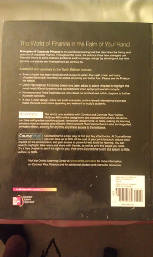 Principles of Corporate Finance (Finance, Insurance, and Real Estate),Used