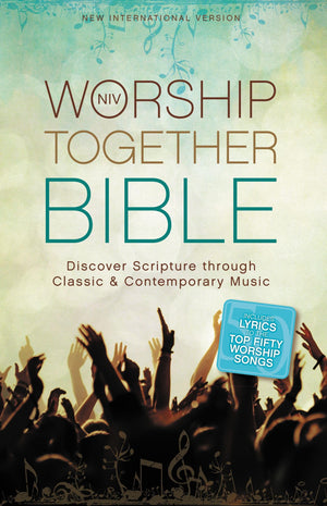 NIV, Worship Together Bible, Hardcover: Discover Scripture through Classic and Contemporary Music,Used