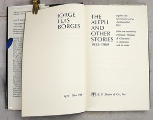 The Aleph and Other Stories, 19331969: Together with Commentaries and an Autobiographical Essay,Used