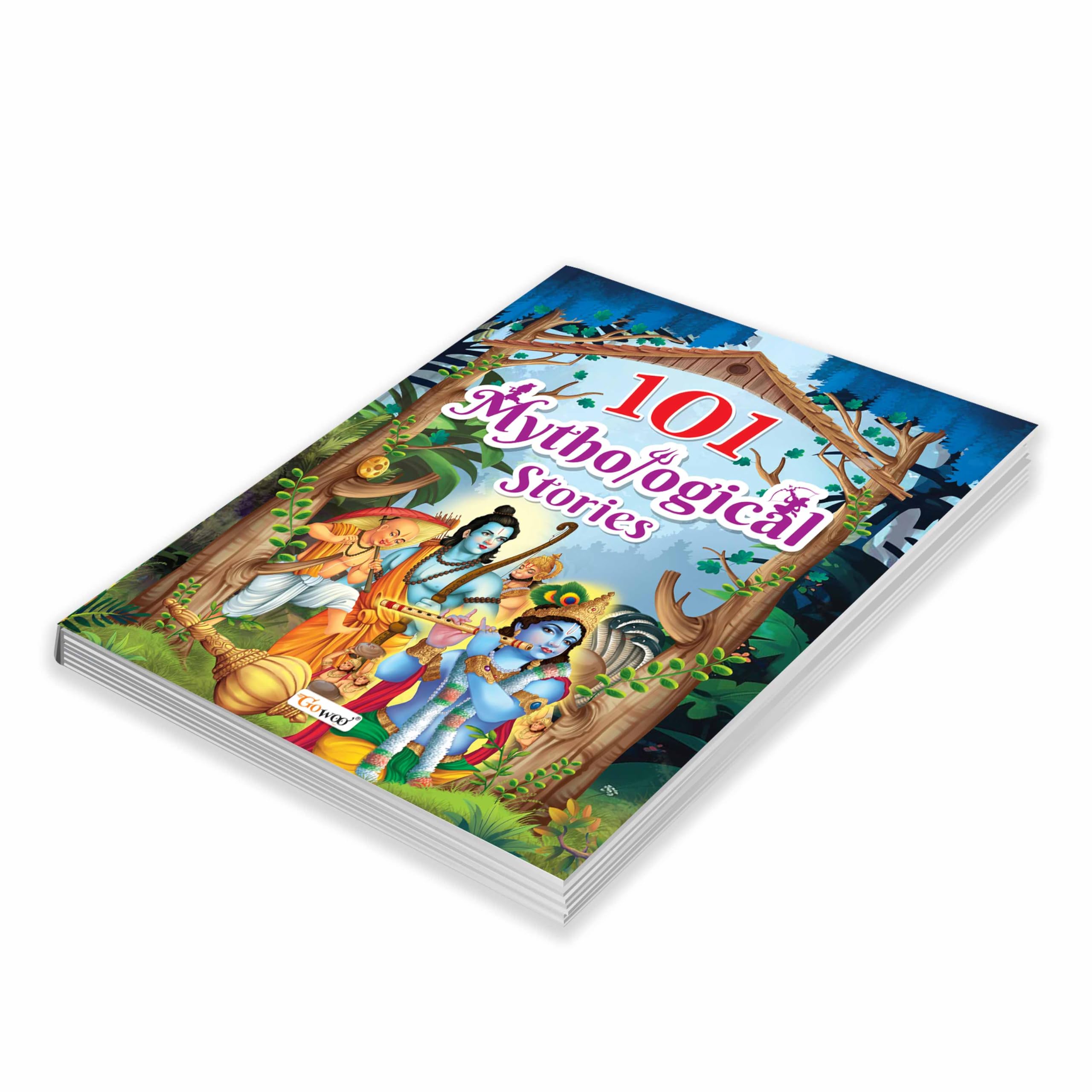 101 Mythological Stories For Kids (Paperback) (Ages 3-12) : Storybook For Young Learners, Mythological Storybook, Educational Story Books, Learning Tales For Children