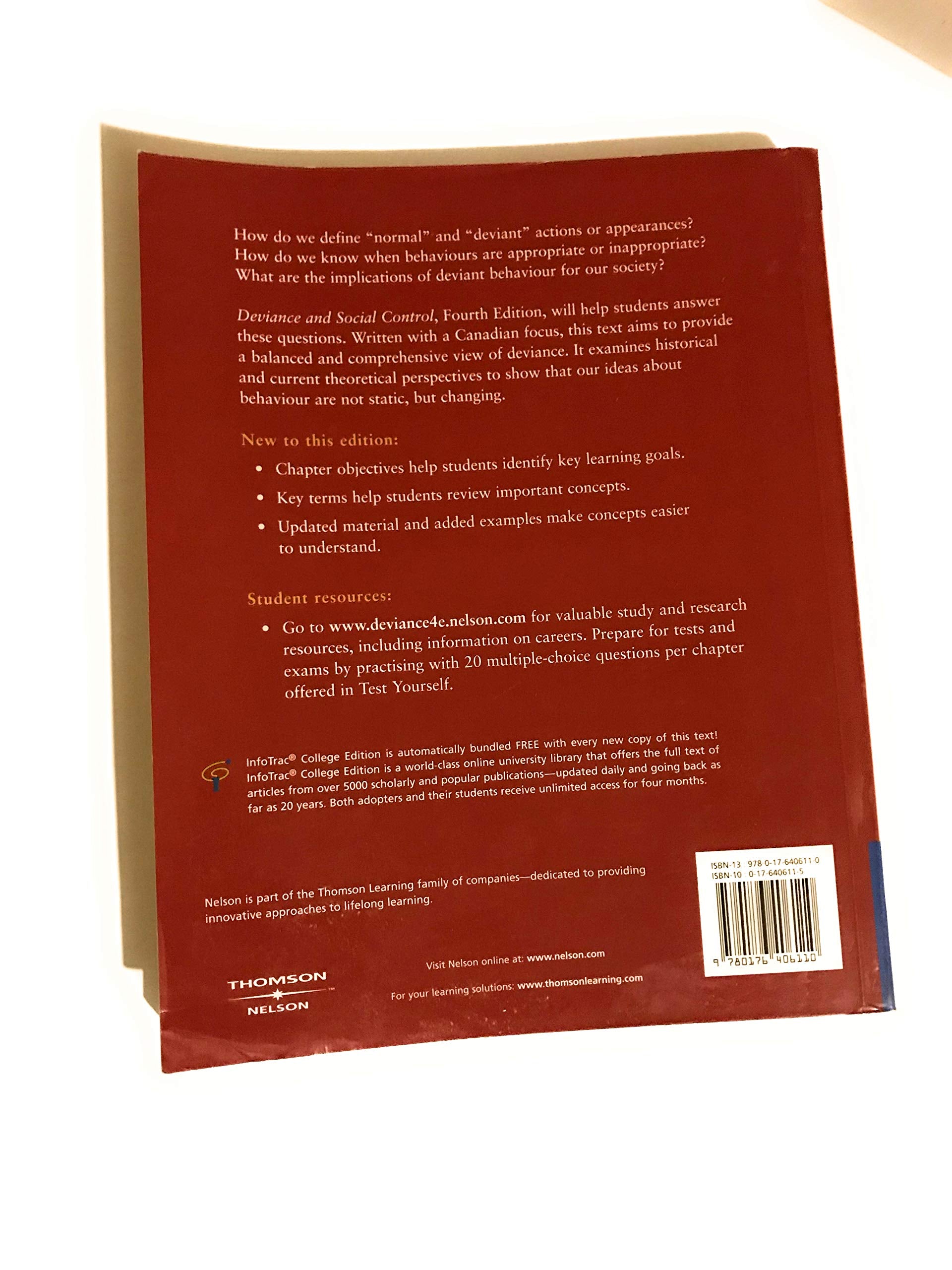 Title: DEVIANCE+SOCIAL CONTROL >CANAD,Used