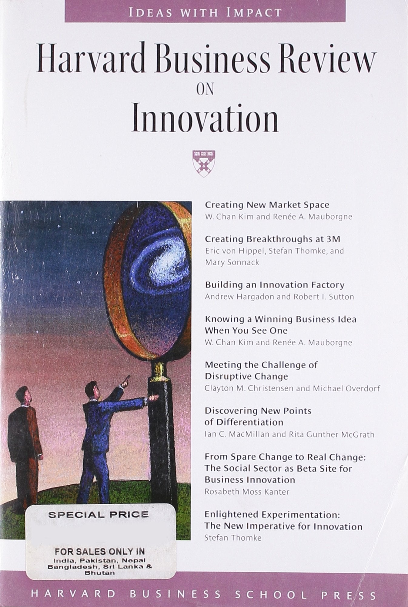 Harvard Business Review on Innovation,Used