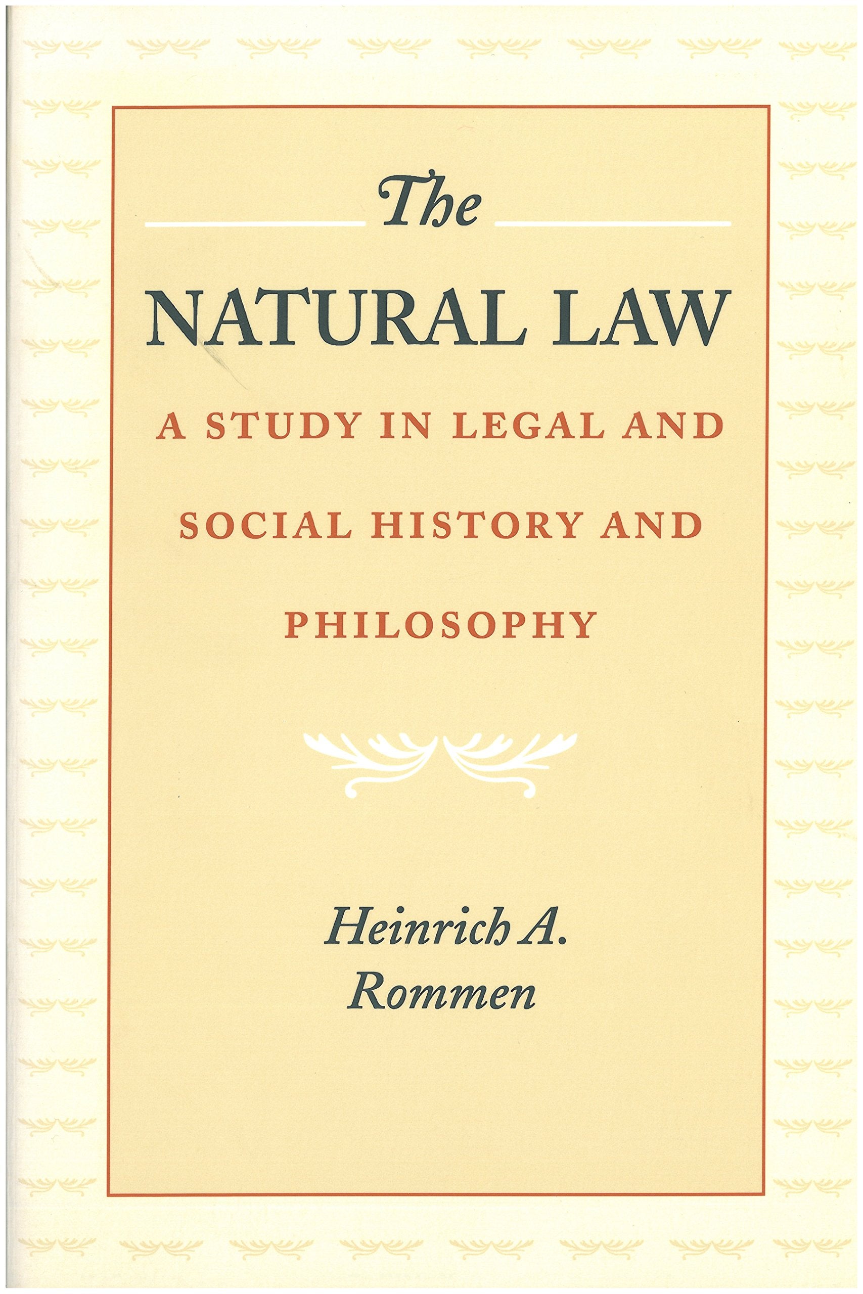 The Natural Law: A Study in Legal and Social History and Philosophy,Used