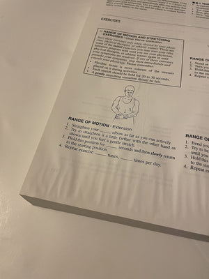 Instructions For Sports Medicine Patients,Used