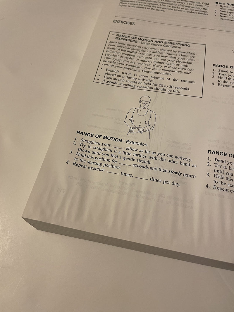 Instructions For Sports Medicine Patients,Used