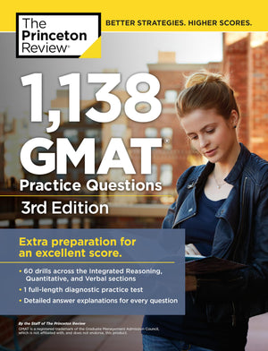 1,138 GMAT Practice Questions, 3rd Edition (Graduate School Test Preparation),Used