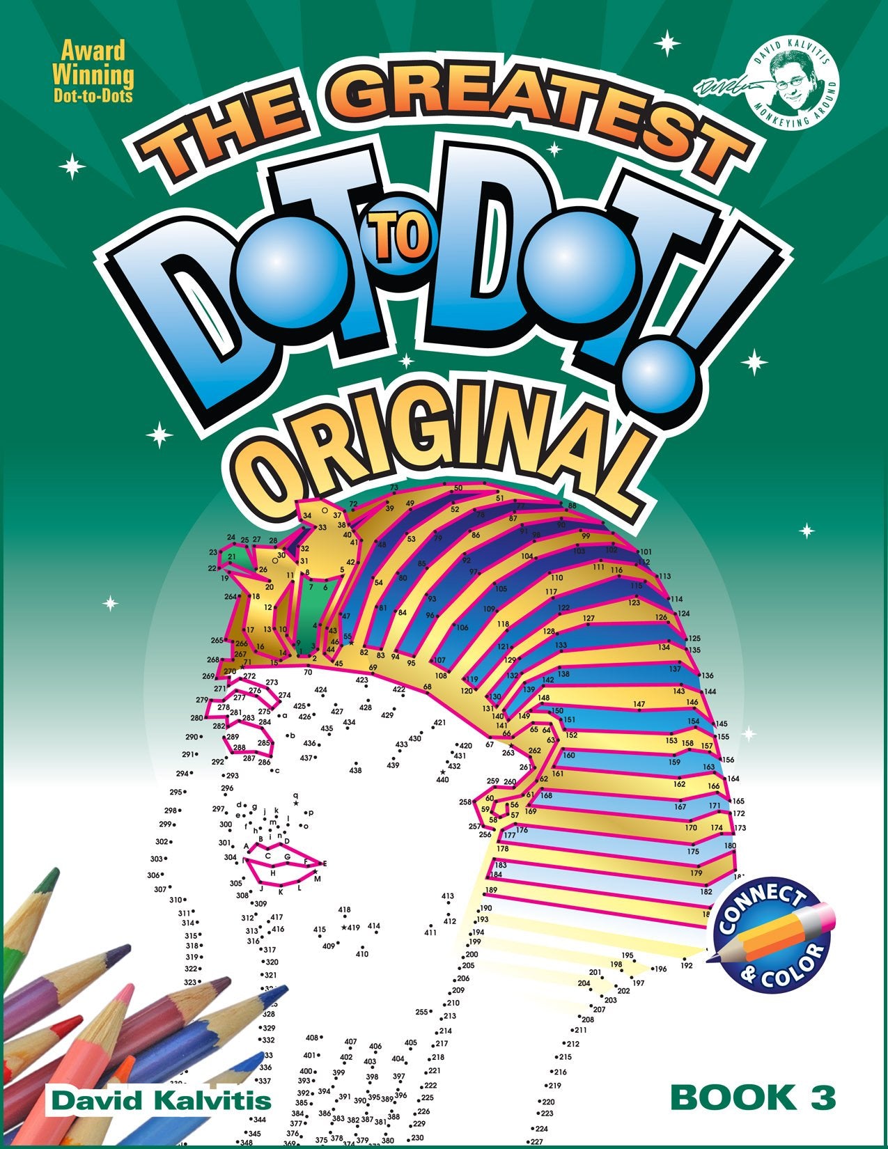Greatest DottoDot Book in the World (Book 3)  Activity Book  Relaxing Puzzles,Used