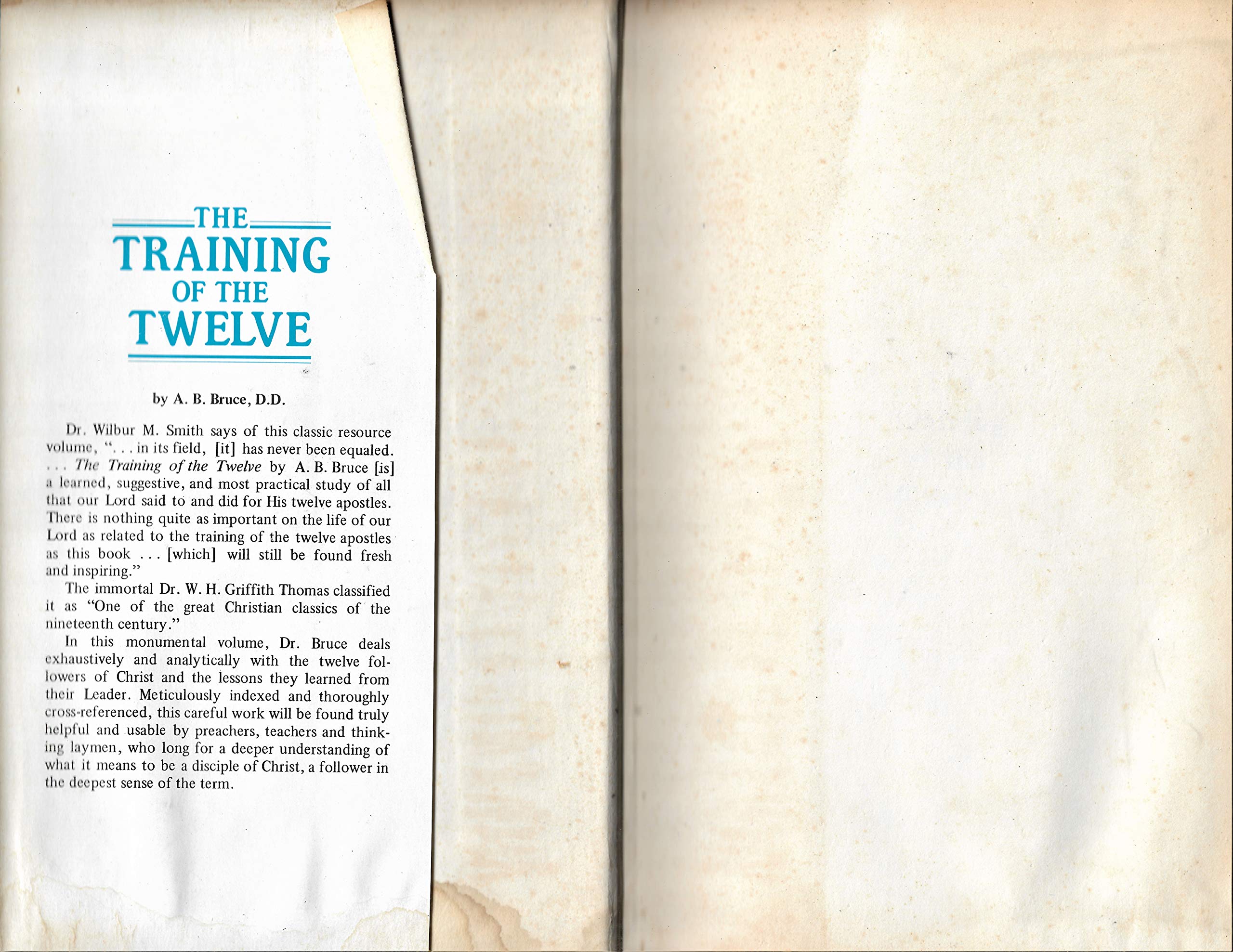 The Training of the Twelve,New