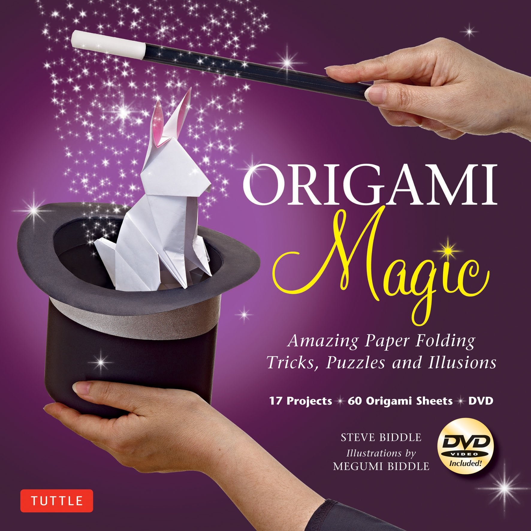 Origami Magic Kit: Amazing Paper Folding Tricks, Puzzles and Illusions: Kit with Origami Book, 17 Projects, 60 Origami Papers an,Used