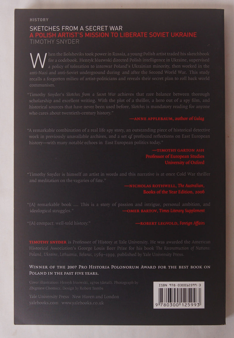 Sketches from a Secret War: A Polish Artists Mission to Liberate Soviet Ukraine,Used