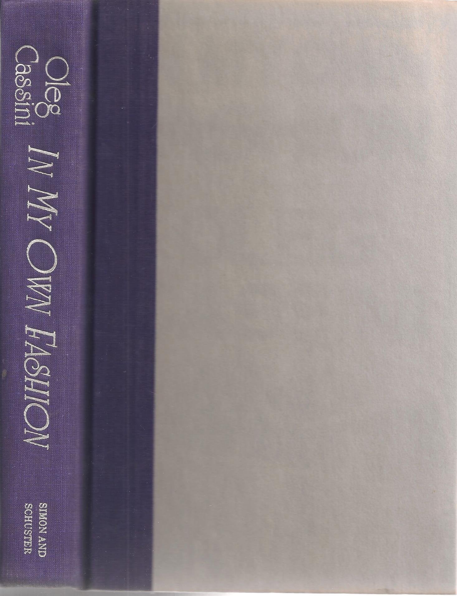 In My Own Fashion: An Autobiography,Used