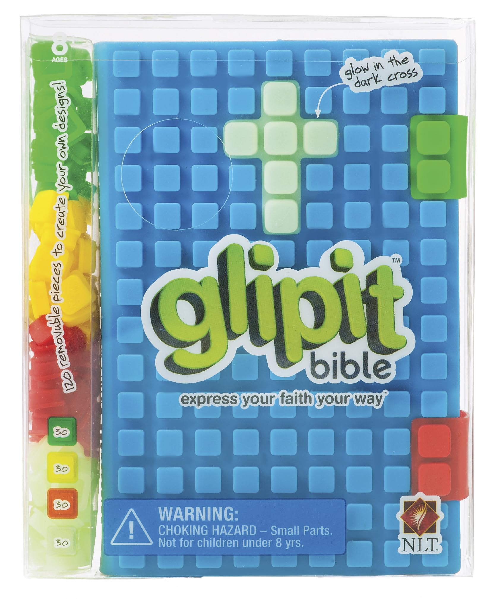 glipit Bible NLT (Silicone, Blue),Used