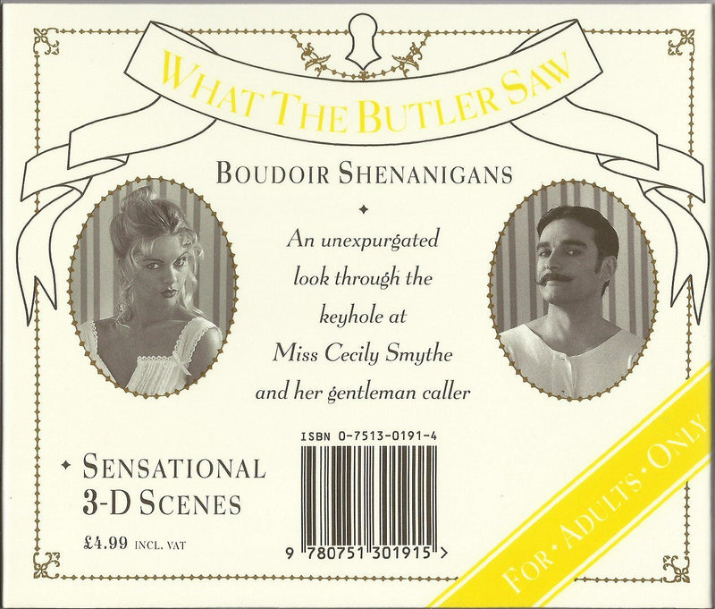 What the Butler Saw: A 3D Saucy Bedroom Romp /With 3D Glasses,Used